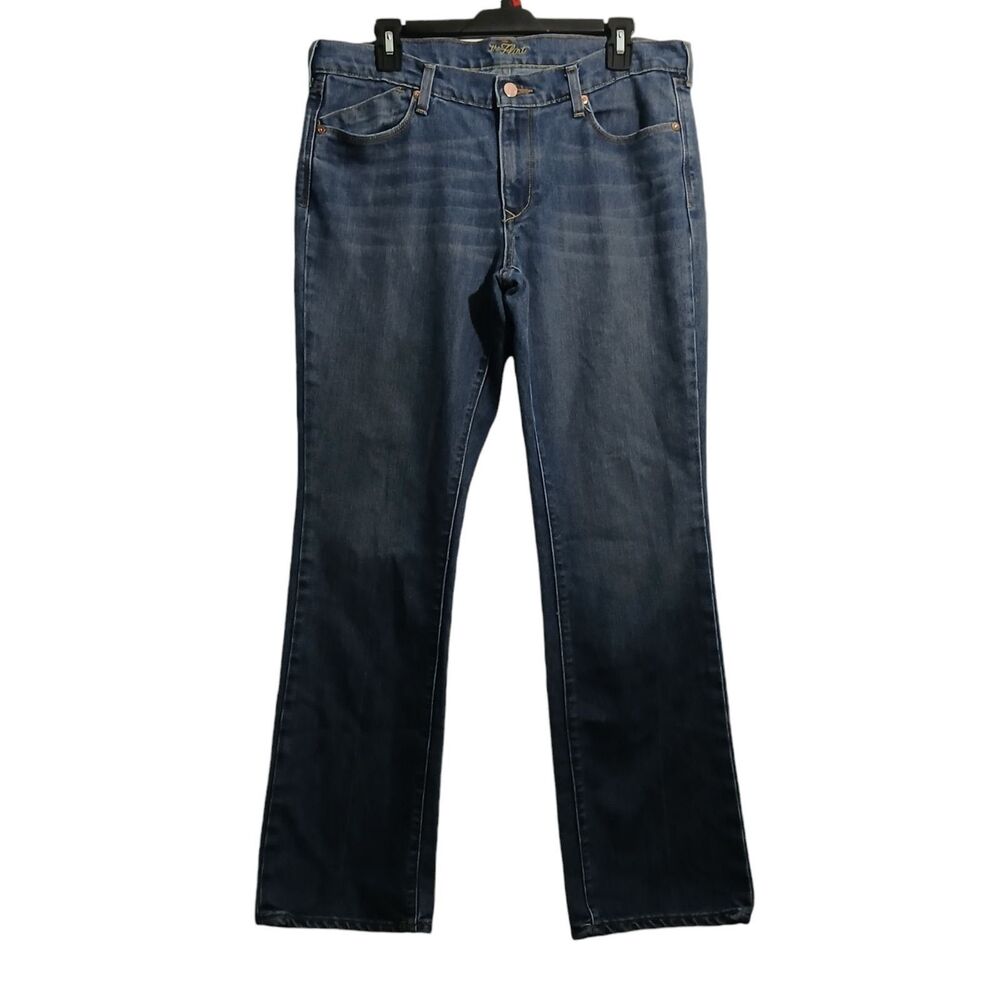 Old Navy The Flirt Jeans Women12 Regular Blue Straight Leg Mid Rise Y2K
